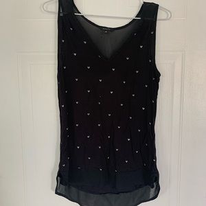 RW&CO patterned V-neck blouse - XS/TP